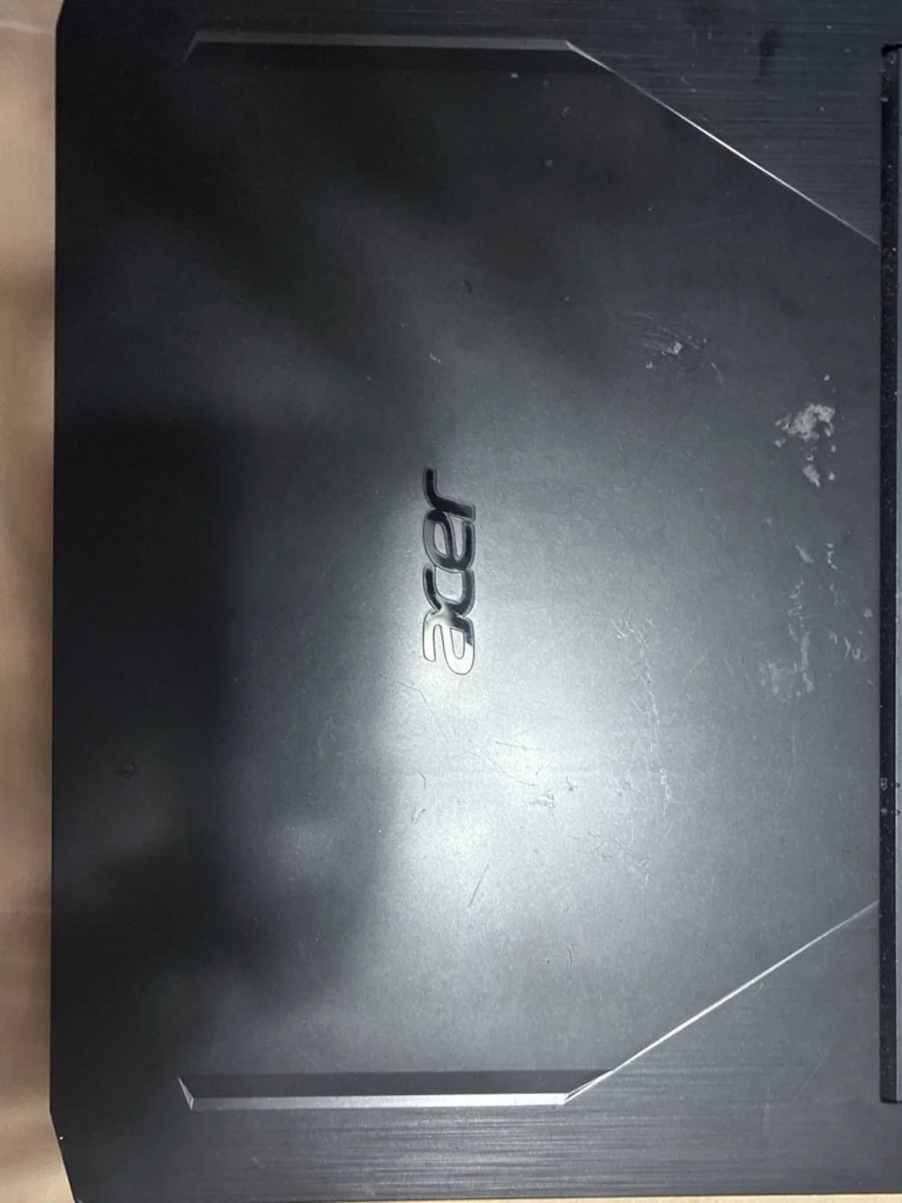 Acer Black Laptop with Brushed Finish